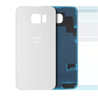 Rückdeckelglas für Samsung Galaxy S6 (Verizon 4G) (Service Pack) (White (Weiß))
