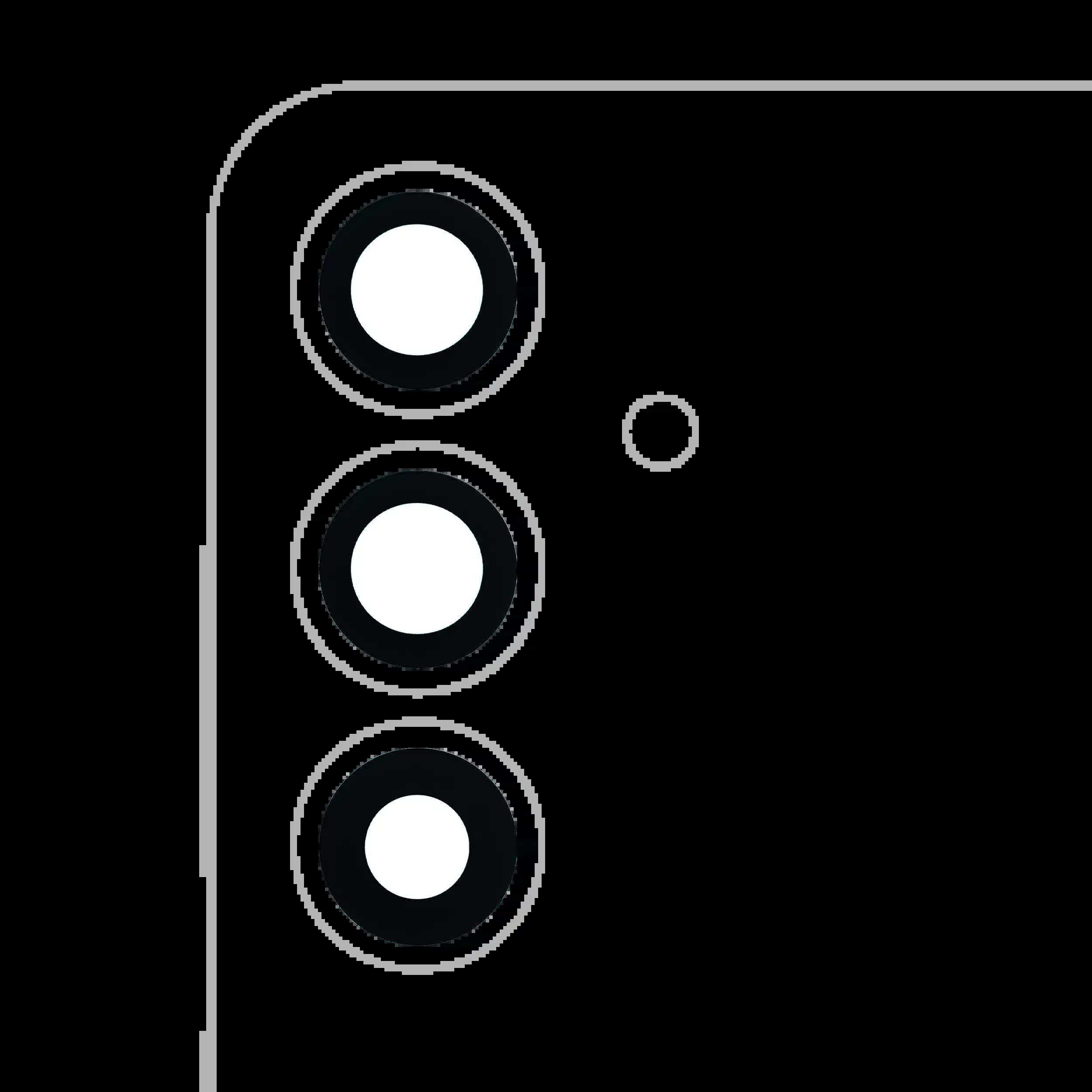 Rückkamera-Glas (nur Glas) mit Klebefolie für Samsung Galaxy S25 5G (3-teiliges Set)