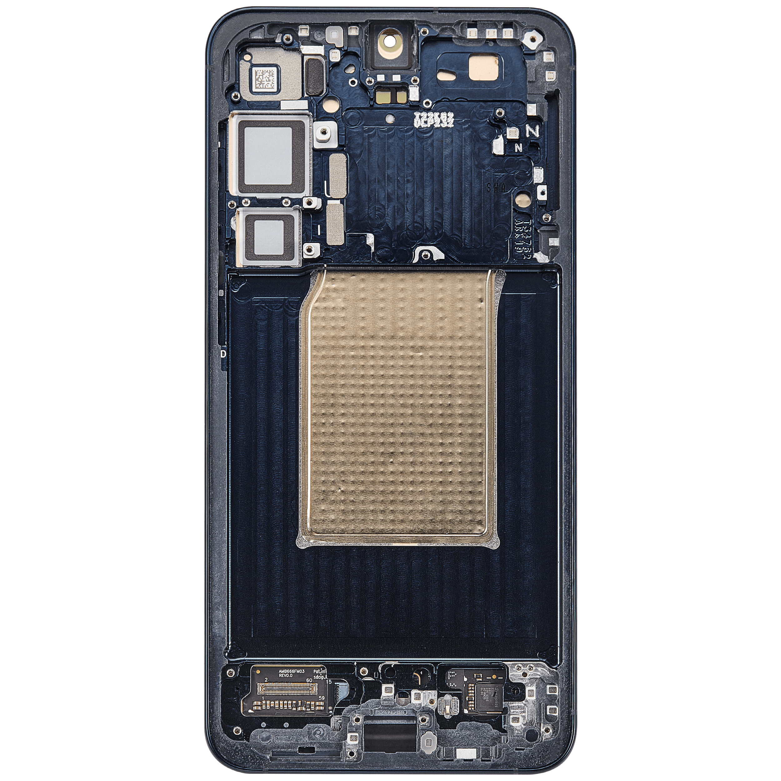 OLED Display mit Rahmen für Samsung Galaxy S25 Plus 5G (US & International Version) (Service Pack) (Blue Black) – Bild 4