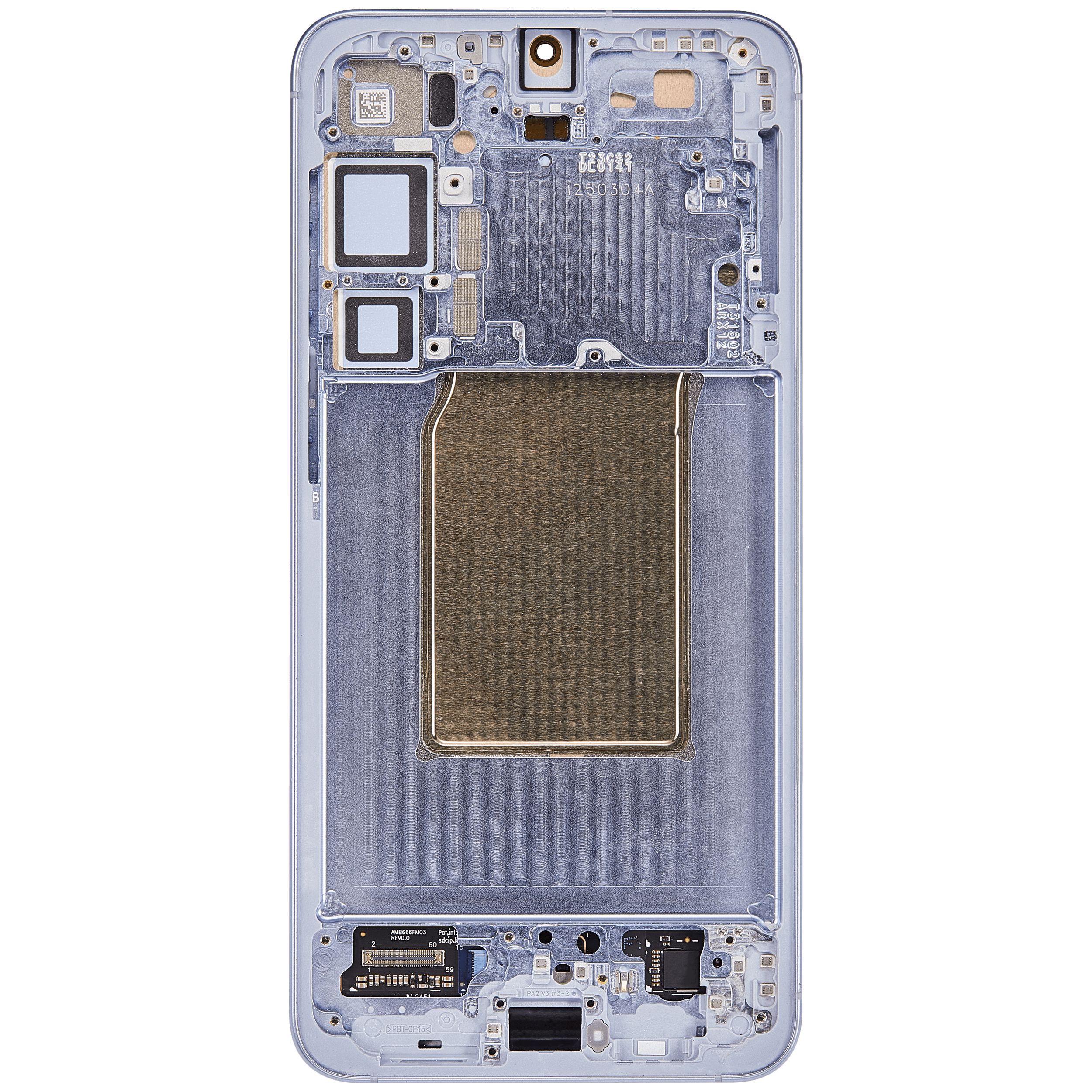 OLED Display mit Rahmen für Samsung Galaxy S25 Plus 5G (US & International Version) (Service Pack) (Icy Blue) – Bild 4