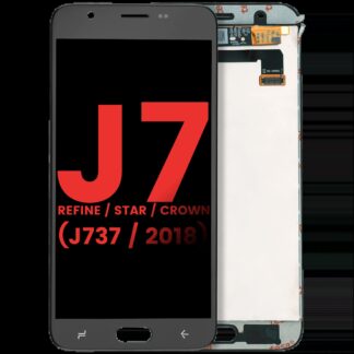 LCD Display ohne Rahmen für Samsung Galaxy J7 Refine / Star / Crown (J737 / 2018) (Aftermarket Plus) (Black (Schwarz))