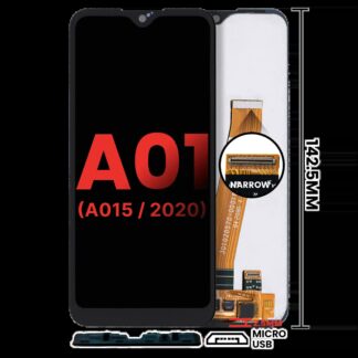 LCD Display ohne Rahmen für Samsung Galaxy A01 4G (A015 / 2020) (Global Model) (Micro USB Rahmen) (Aftermarket Plus)
