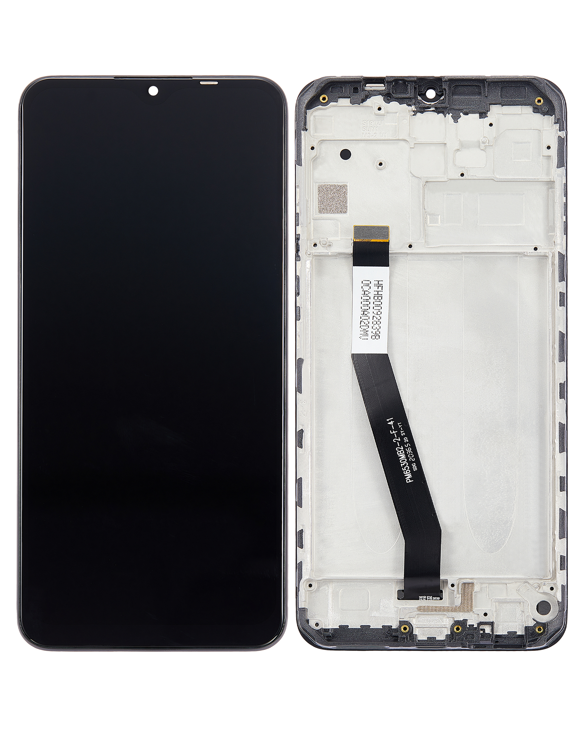 LCD Display mit Rahmen für Xiaomi Redmi 9 / Poco M2 (professionell aufgearbeitet) – Bild 2