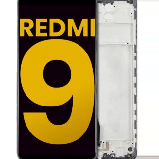 LCD Display mit Rahmen für Xiaomi Redmi 9 / Poco M2 (professionell aufgearbeitet)
