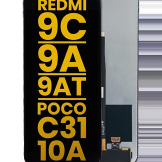 LCD Display ohne Rahmen für Xiaomi Redmi 9C / 9A / 9AT / POCO C31 / 10A (professionell aufgearbeitet)