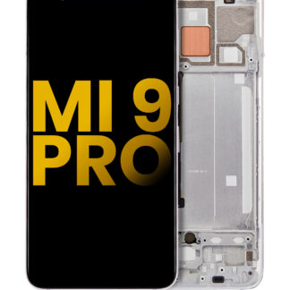 OLED Display mit Rahmen für Xiaomi Mi 9 Pro (professionell aufgearbeitet) (Dream White)