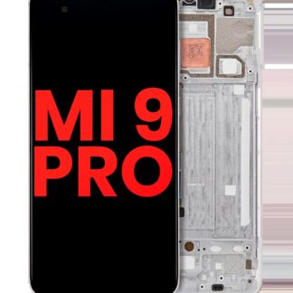 OLED Display mit Rahmen für Xiaomi Mi 9 Pro (Aftermarket Plus) (Dream White)