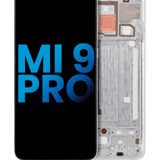 LCD Display mit Rahmen für Xiaomi Mi 9 Pro (Aftermarket: Incell) (Dream White)