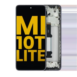 LCD Display mit Rahmen für Xiaomi Mi 10T Lite 5G (professionell aufgearbeitet) (Atlantic Blue)