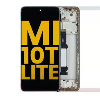 LCD Display mit Rahmen für Xiaomi Mi 10T Lite 5G (professionell aufgearbeitet) (Rose Gold Beach)
