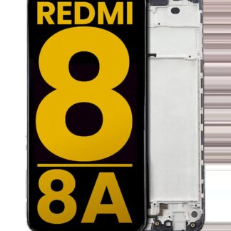 LCD Display mit Rahmen für Xiaomi Redmi 8 / 8A (professionell aufgearbeitet)