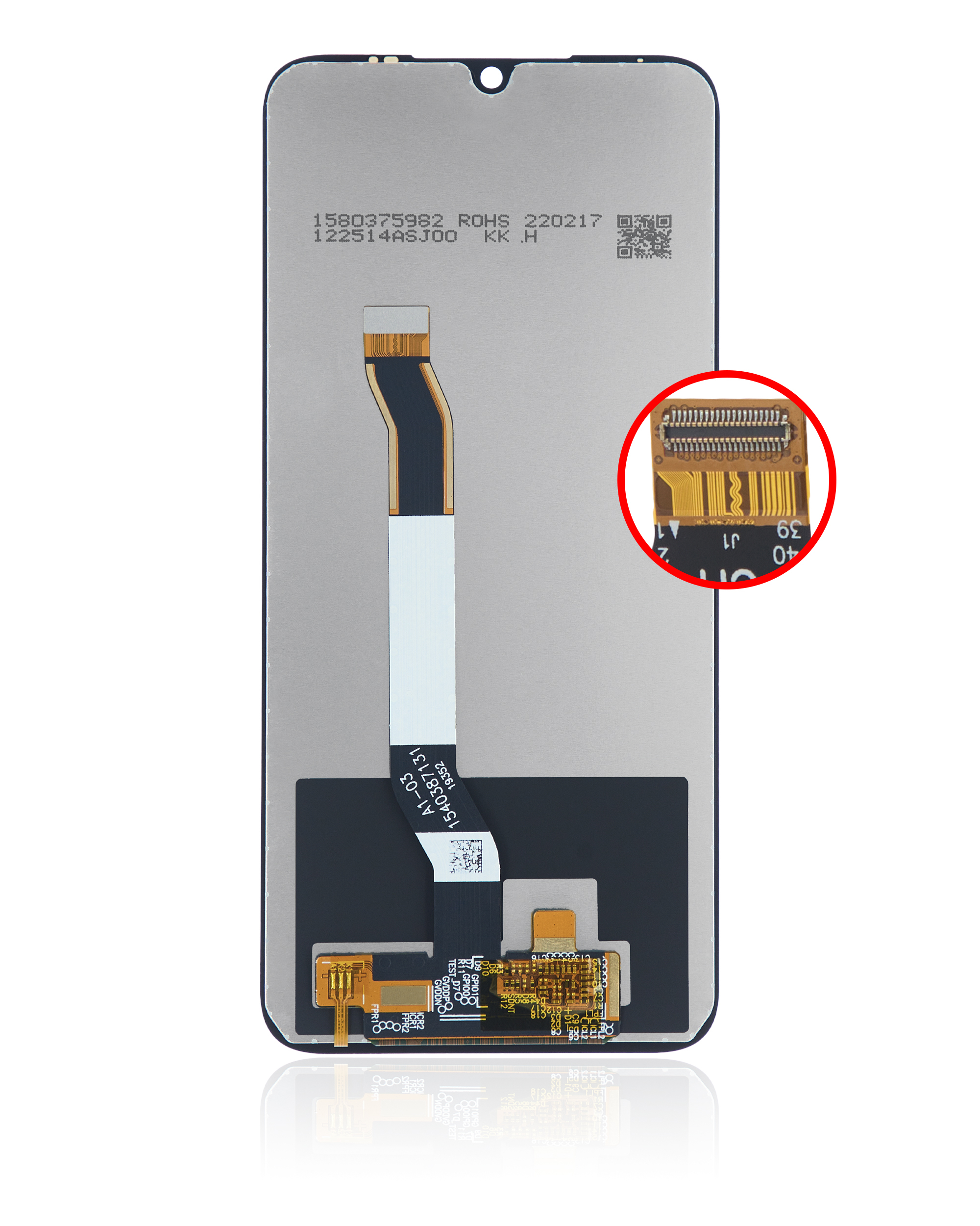 LCD Display ohne Rahmen für Xiaomi Redmi Note 8 (professionell aufgearbeitet) – Bild 4