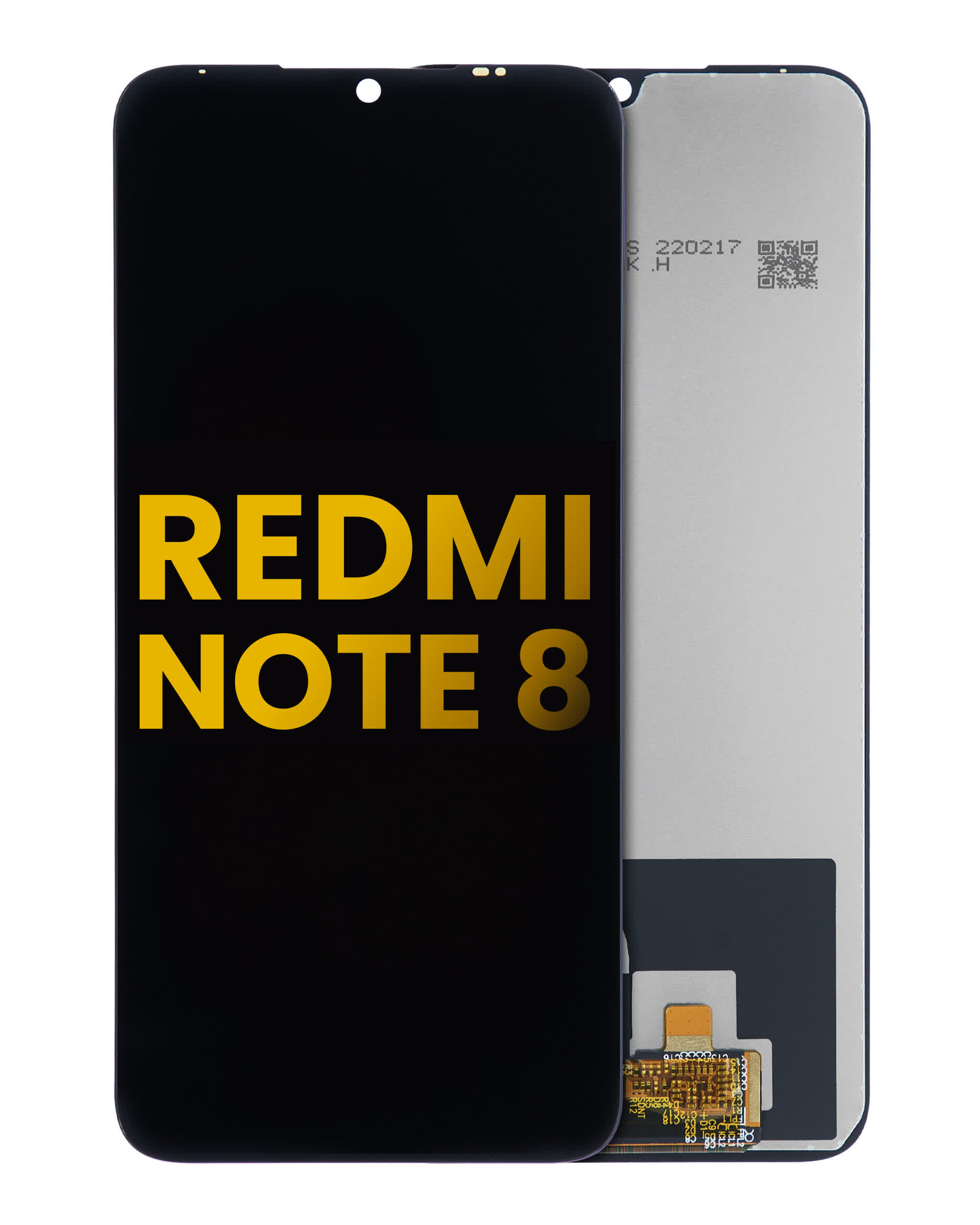 LCD Display ohne Rahmen für Xiaomi Redmi Note 8 (professionell aufgearbeitet)
