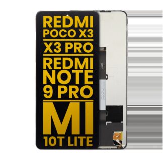 LCD Display ohne Rahmen für Xiaomi Redmi Poco X3 / X3 Pro / POCO X3 NFC / Redmi Note 9 Pro 5G / Mi 10T Lite 5G / Mi 10i (professionell aufgearbeitet)