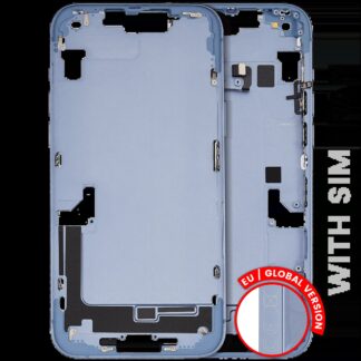 Mittelrahmen mit Kleinteilen für iPhone 14 Plus (EU / globale Version) (ausgebautes Originalteil: Grade B) (Blue (Blau))