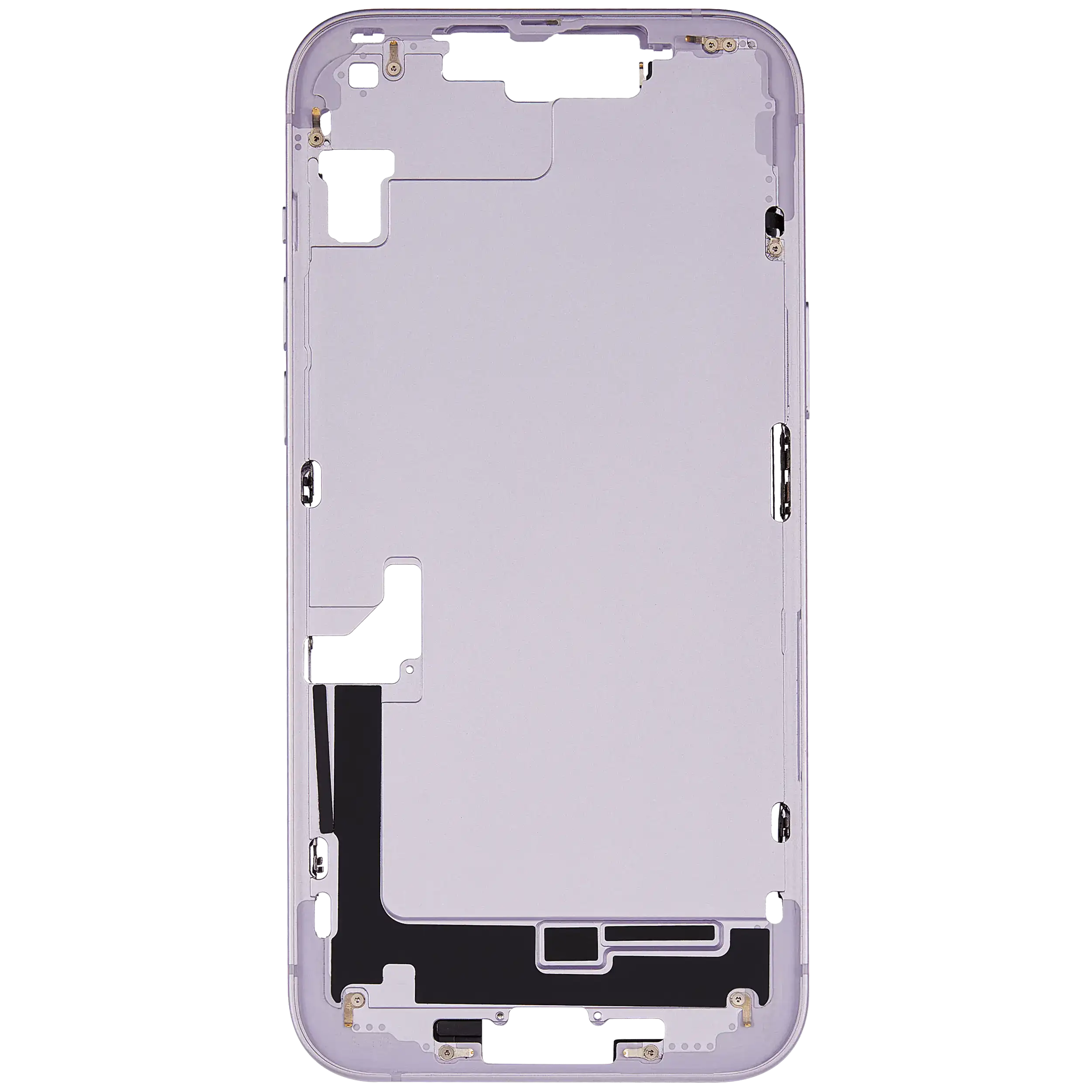Mittelrahmen mit Kleinteilen für iPhone 14 Plus (EU / globale Version) (ausgebautes Originalteil: Grade C) (Purple (Violett)) – Bild 3