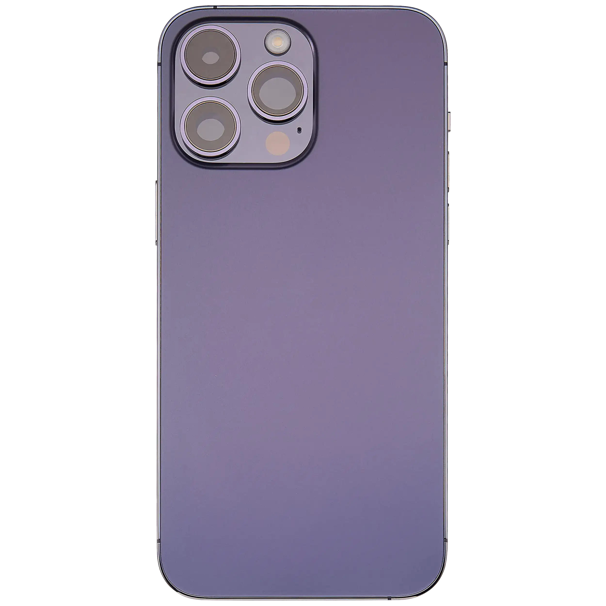 Rückgehäuse mit Kleinteilen für iPhone 14 Pro Max (EU / globale Version) (ausgebautes Originalteil: Grade C) (Deep Purple) – Bild 3
