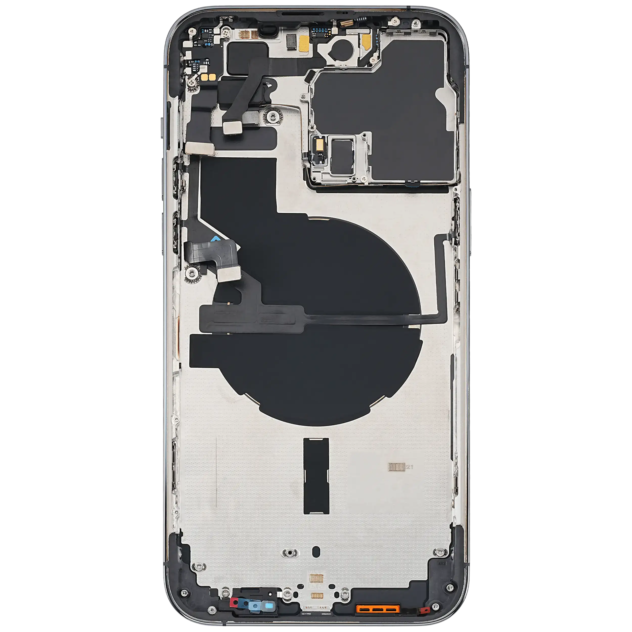 Rückgehäuse mit Kleinteilen für iPhone 14 Pro Max (EU / globale Version) (ausgebautes Originalteil: Grade C) (Deep Purple) – Bild 4