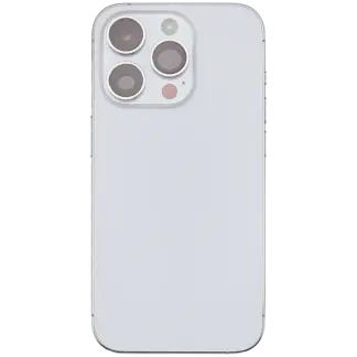Rückgehäuse mit Kleinteilen für iPhone 14 Pro (EU / globale Version) (ausgebautes Originalteil: Grade B) (Silver (Silber))
