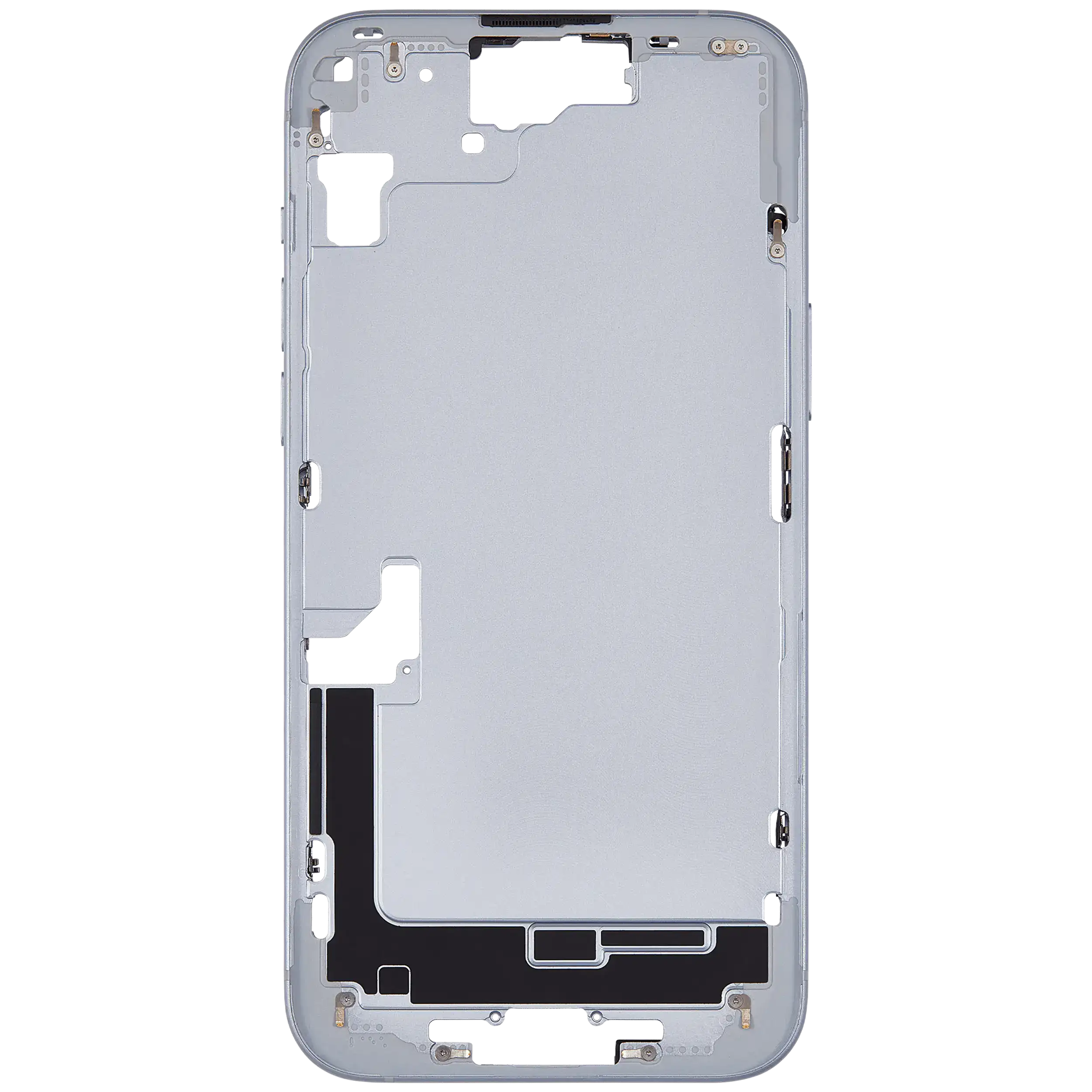Mittelrahmen mit Kleinteilen für iPhone 15 Plus (EU / globale Version) (ausgebautes Originalteil: Grade B) (Blue (Blau)) – Bild 3