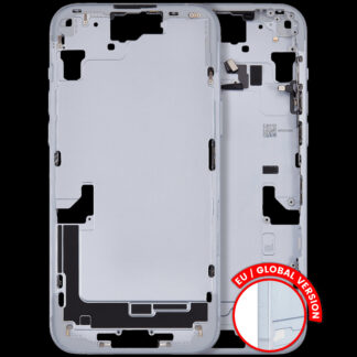 Mittelrahmen mit Kleinteilen für iPhone 15 Plus (EU / globale Version) (ausgebautes Originalteil: Grade B) (Blue (Blau))