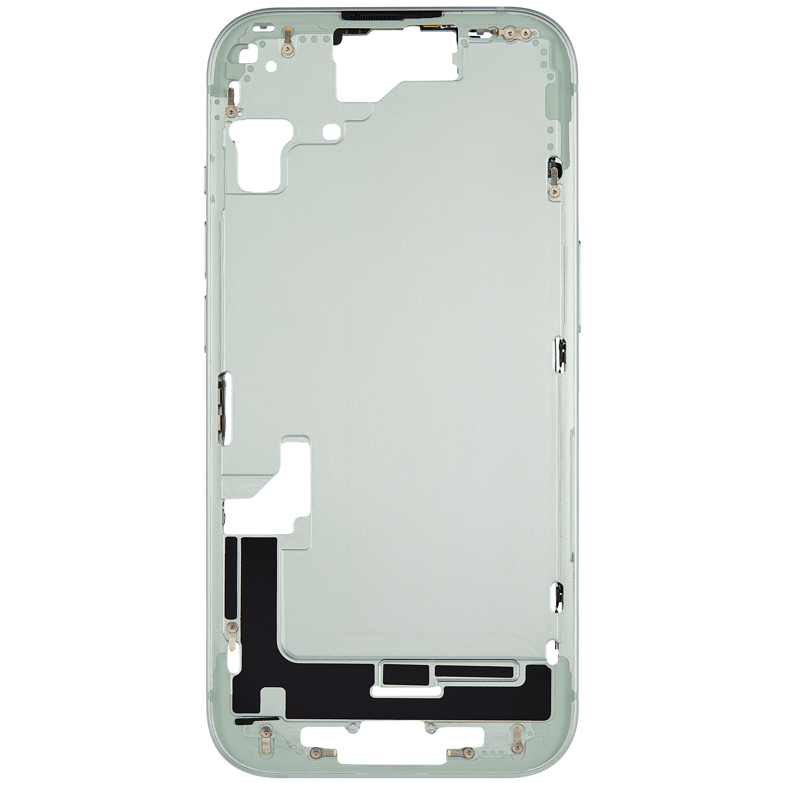 Mittelrahmen mit Kleinteilen für iPhone 15 (US-Version) (ausgebautes Originalteil: Grade B) (Green (Grün)) – Bild 3