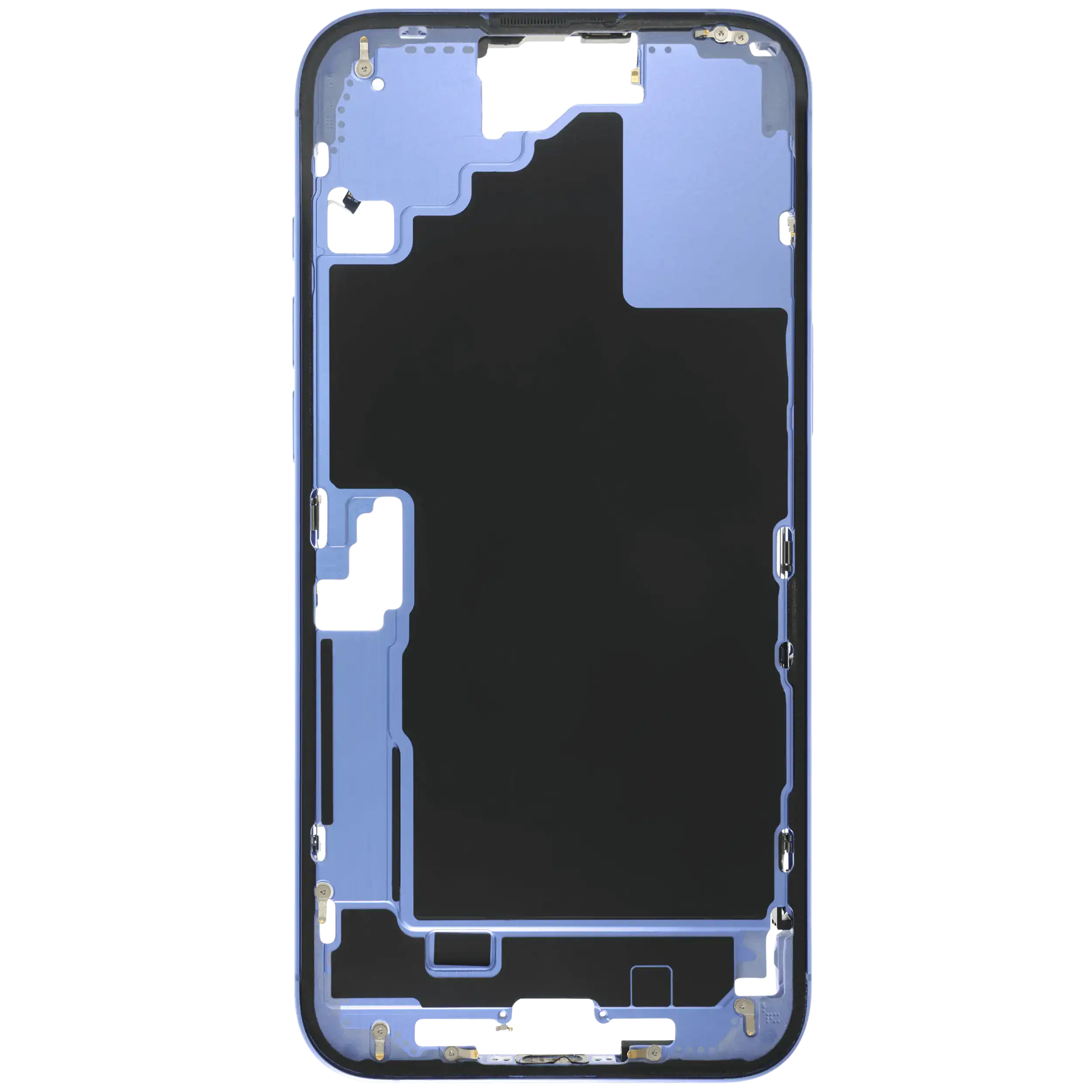 Mittelrahmen mit Kleinteilen für iPhone 16 Plus (US-Version) (ausgebautes Originalteil: Grade B) (Ultramarine) – Bild 3