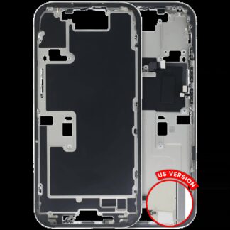 Mittelrahmen mit Kleinteilen für iPhone 16 Pro (US-Version) (ausgebautes Originalteil: Grade C) (Natural Titanium)