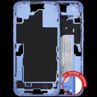 Mittelrahmen mit Kleinteilen für iPhone 16 Plus (EU / globale Version) (ausgebautes Originalteil: Grade C) (Ultramarine)