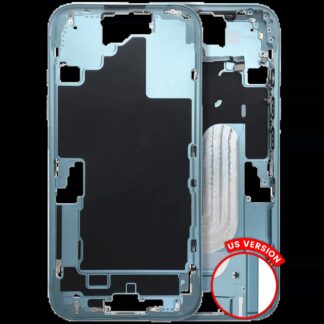 Mittelrahmen mit Kleinteilen für iPhone 16 (US-Version) (ausgebautes Originalteil: Grade B) (Teal)