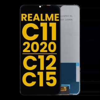 LCD Display ohne Rahmen für Realme C11 (2020) / C12 / C15 (professionell aufgearbeitet)