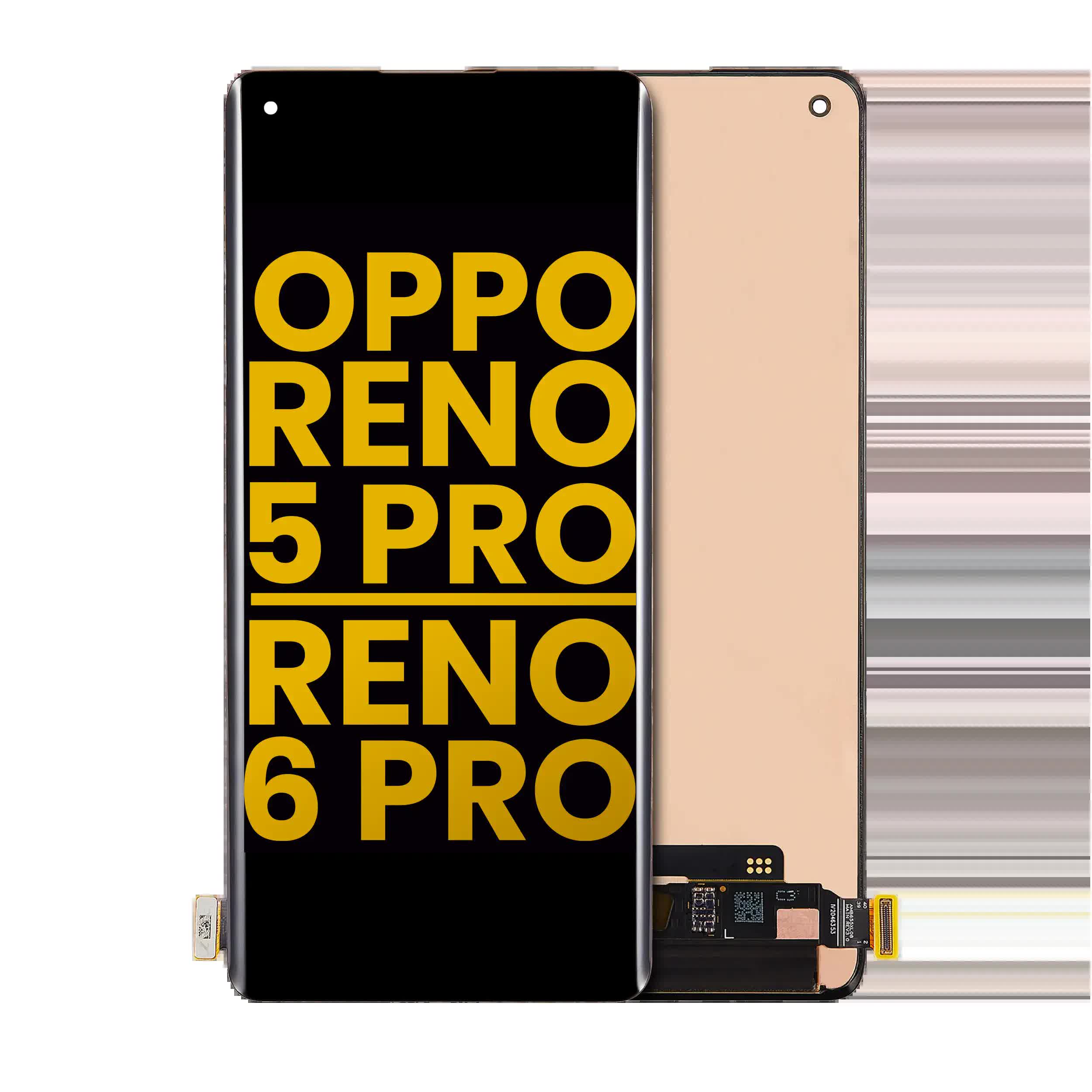 OLED Display ohne Rahmen für OPPO Reno 5 Pro 5G / Reno 6 Pro (professionell aufgearbeitet)