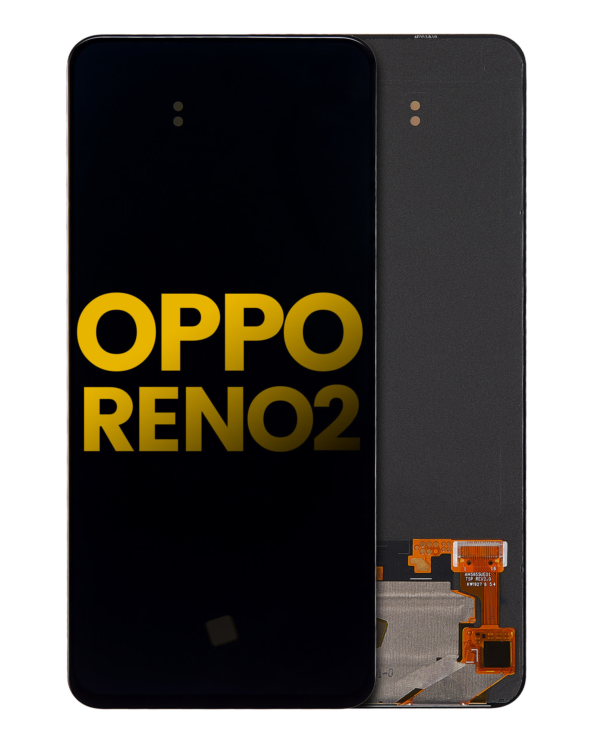 OLED Display ohne Rahmen für OPPO Reno 2 (professionell aufgearbeitet)