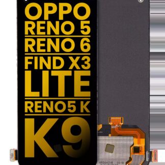 OLED Display ohne Rahmen für OPPO Reno 5 / Reno 6 / Find X3 Lite / Reno5 K / K9 (professionell aufgearbeitet)