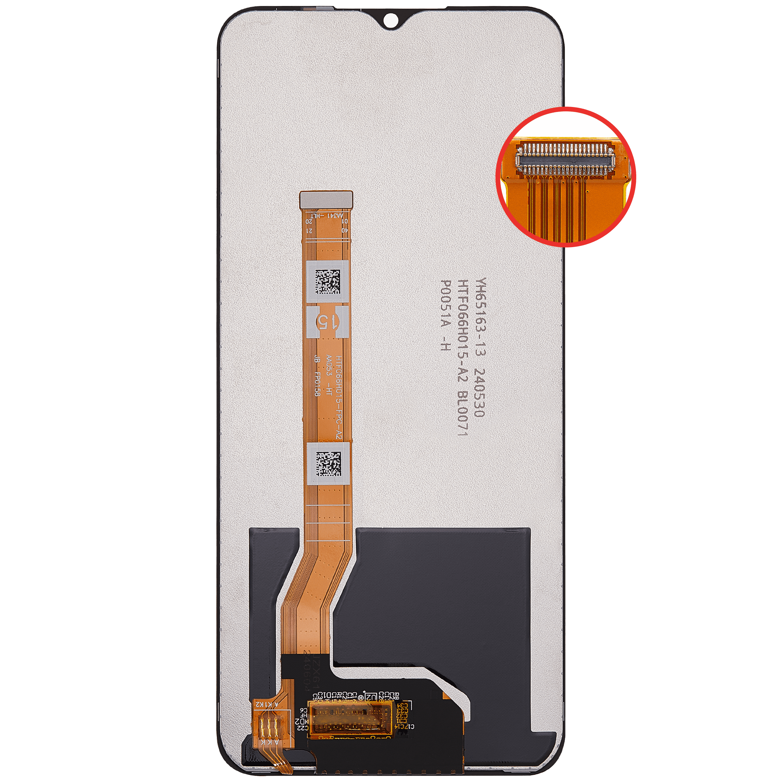 LCD Display ohne Rahmen für OPPO A17 / A17K professionell aufgearbeitet) – Bild 4