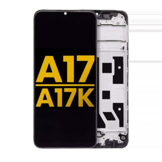 LCD Display mit Rahmen für OPPO A17 / A17K (professionell aufgearbeitet)