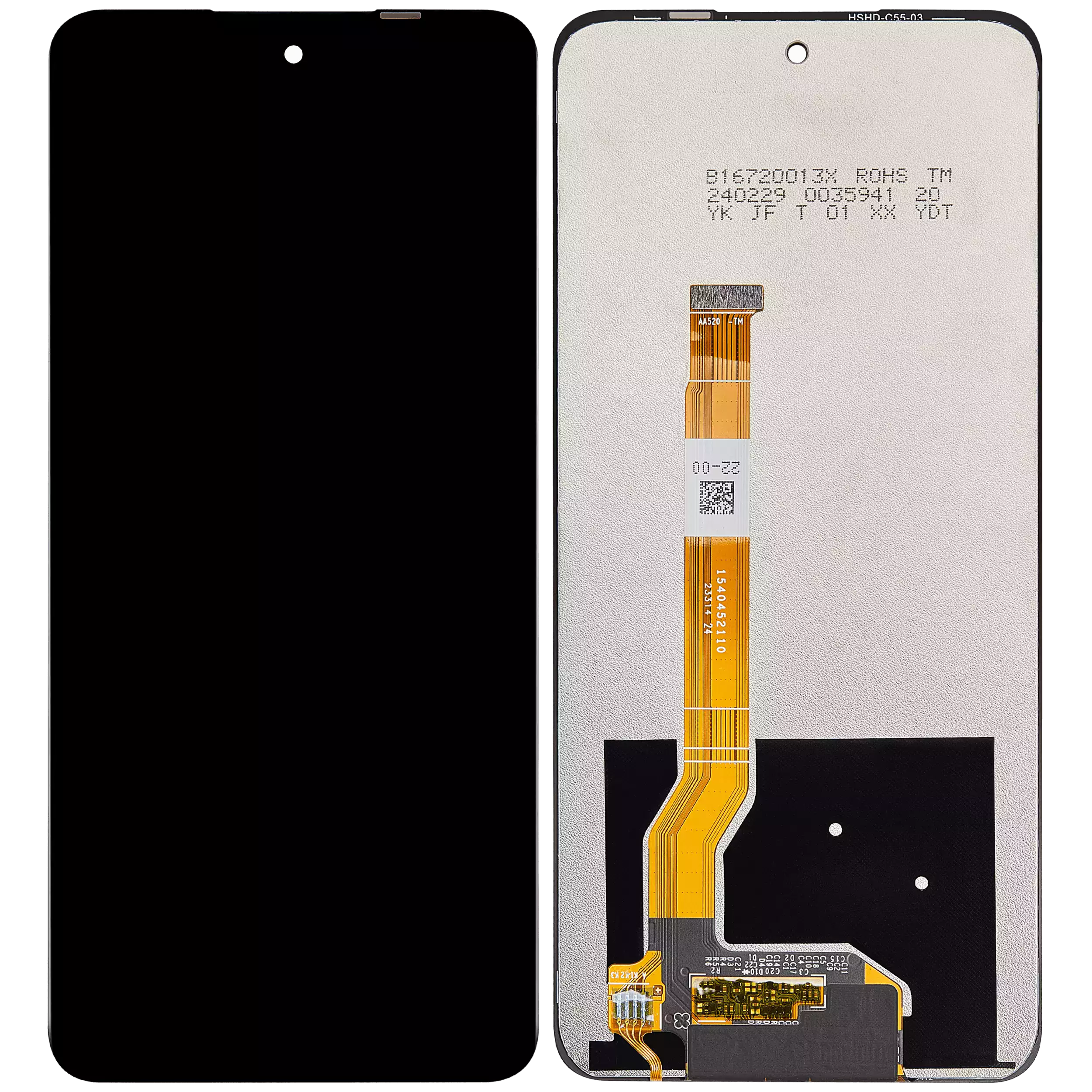 LCD Display ohne Rahmen für Oppo A1 (2023) / A98 / F23 (professionell aufgearbeitet) – Bild 2