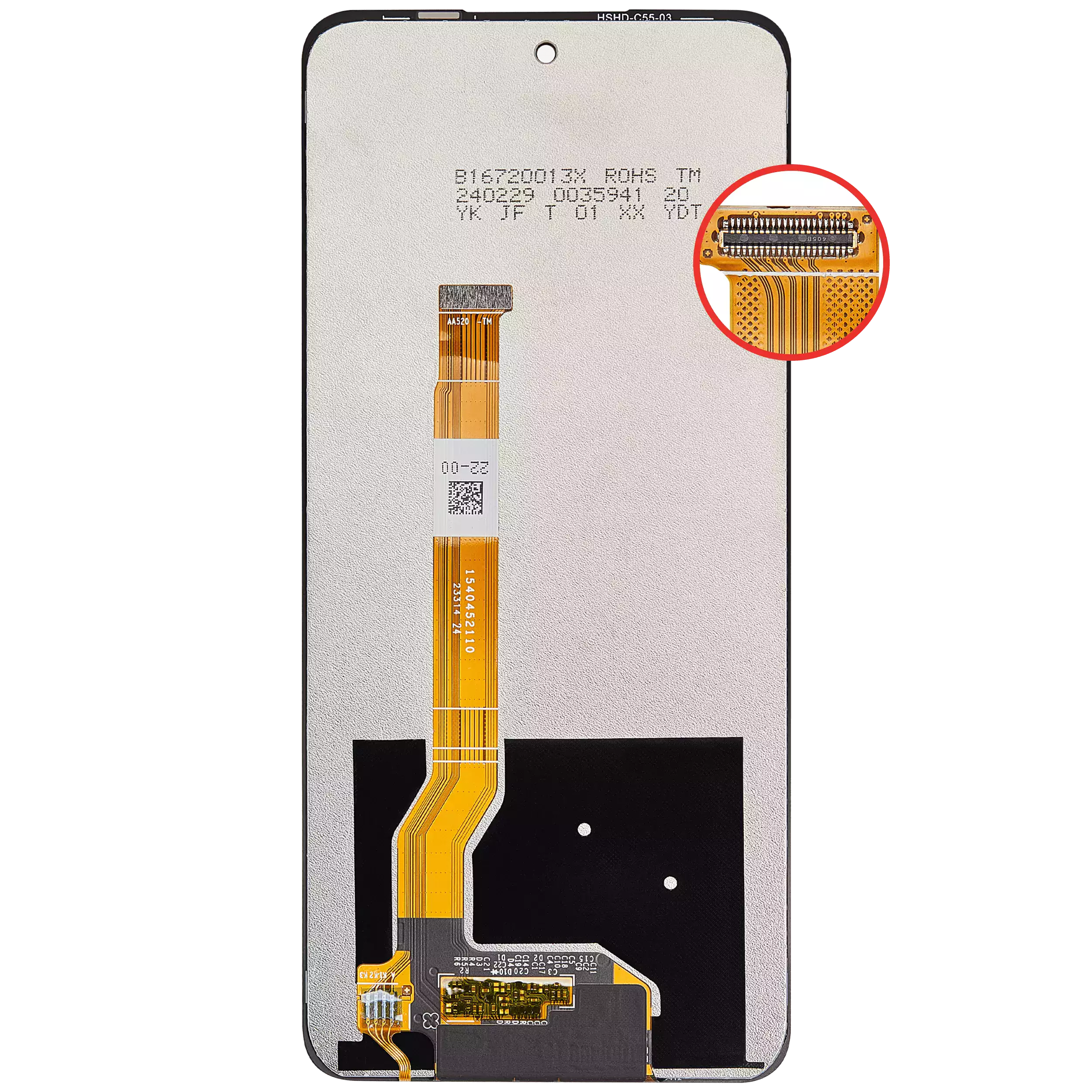 LCD Display ohne Rahmen für Oppo A1 (2023) / A98 / F23 (professionell aufgearbeitet) – Bild 4