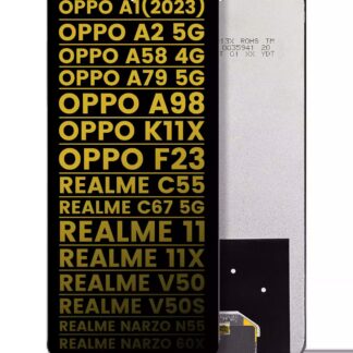 LCD Display ohne Rahmen für Oppo A1 (2023) / A98 / F23 (professionell aufgearbeitet)