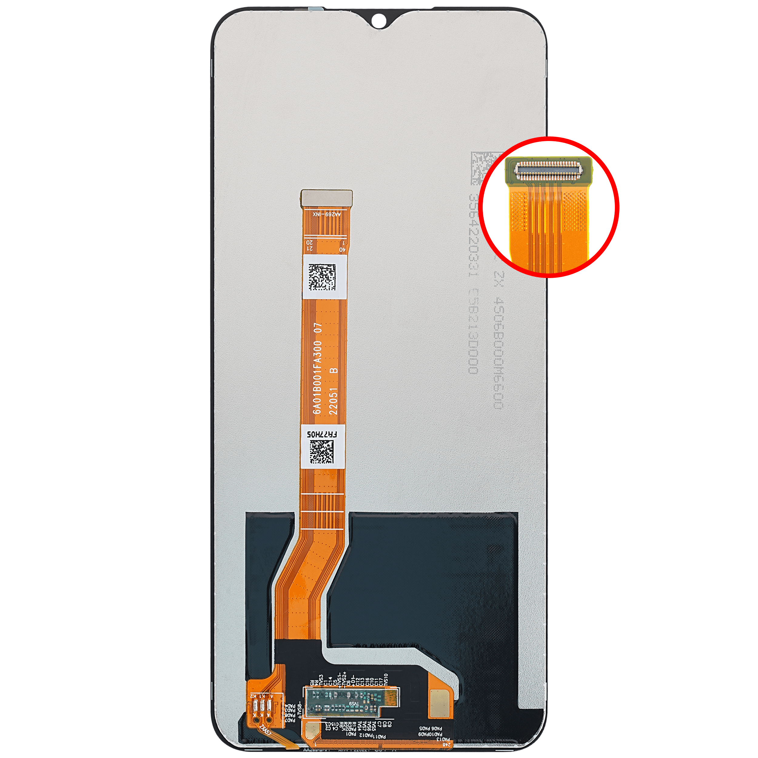 LCD Display ohne Rahmen für OPPO A57 4G / A57 E / A57 S / A77 4G / 5G / A77 S / A78 5G (professionell aufgearbeitet) – Bild 4