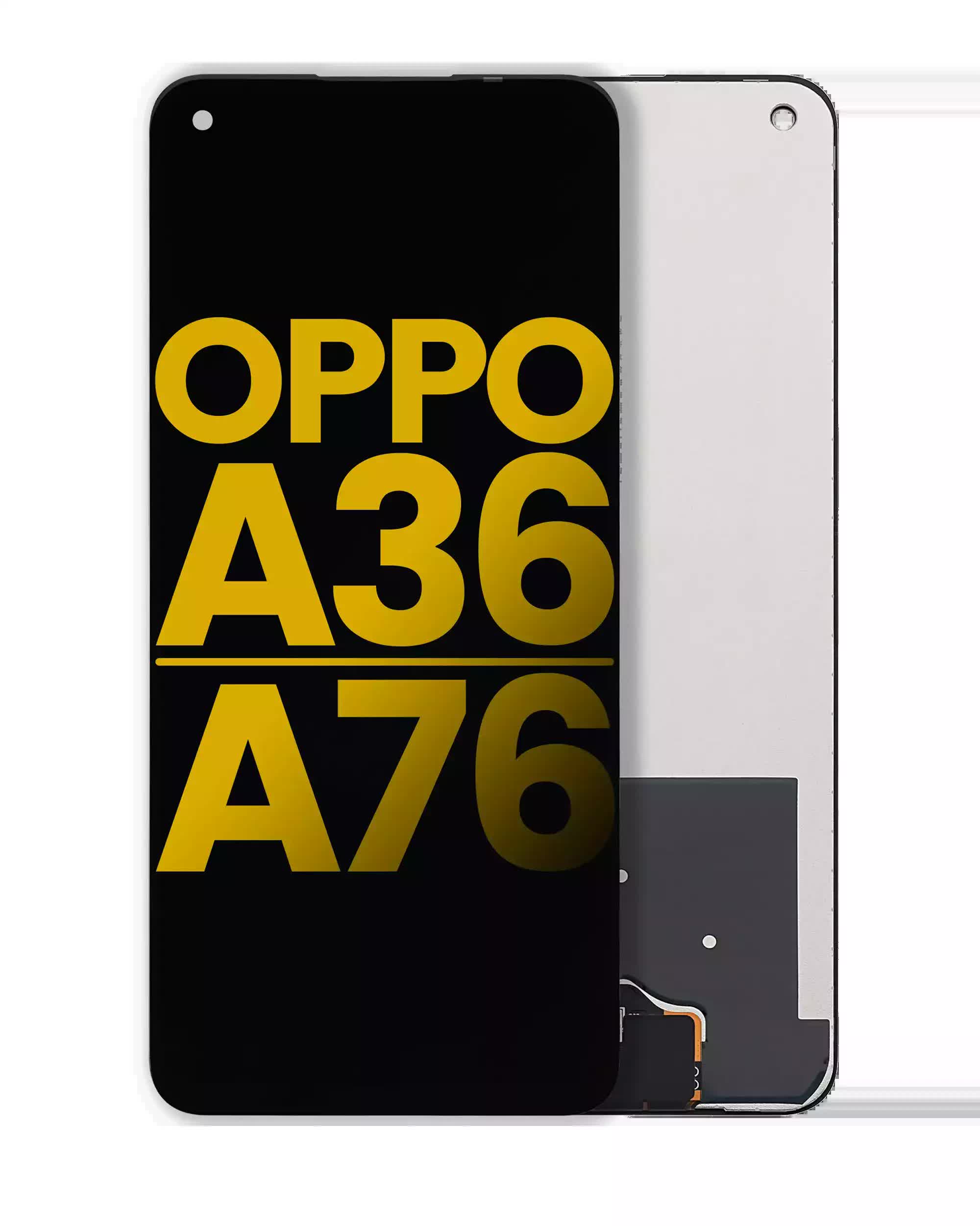 LCD Display ohne Rahmen für OPPO A36 / A76 (professionell aufgearbeitet)
