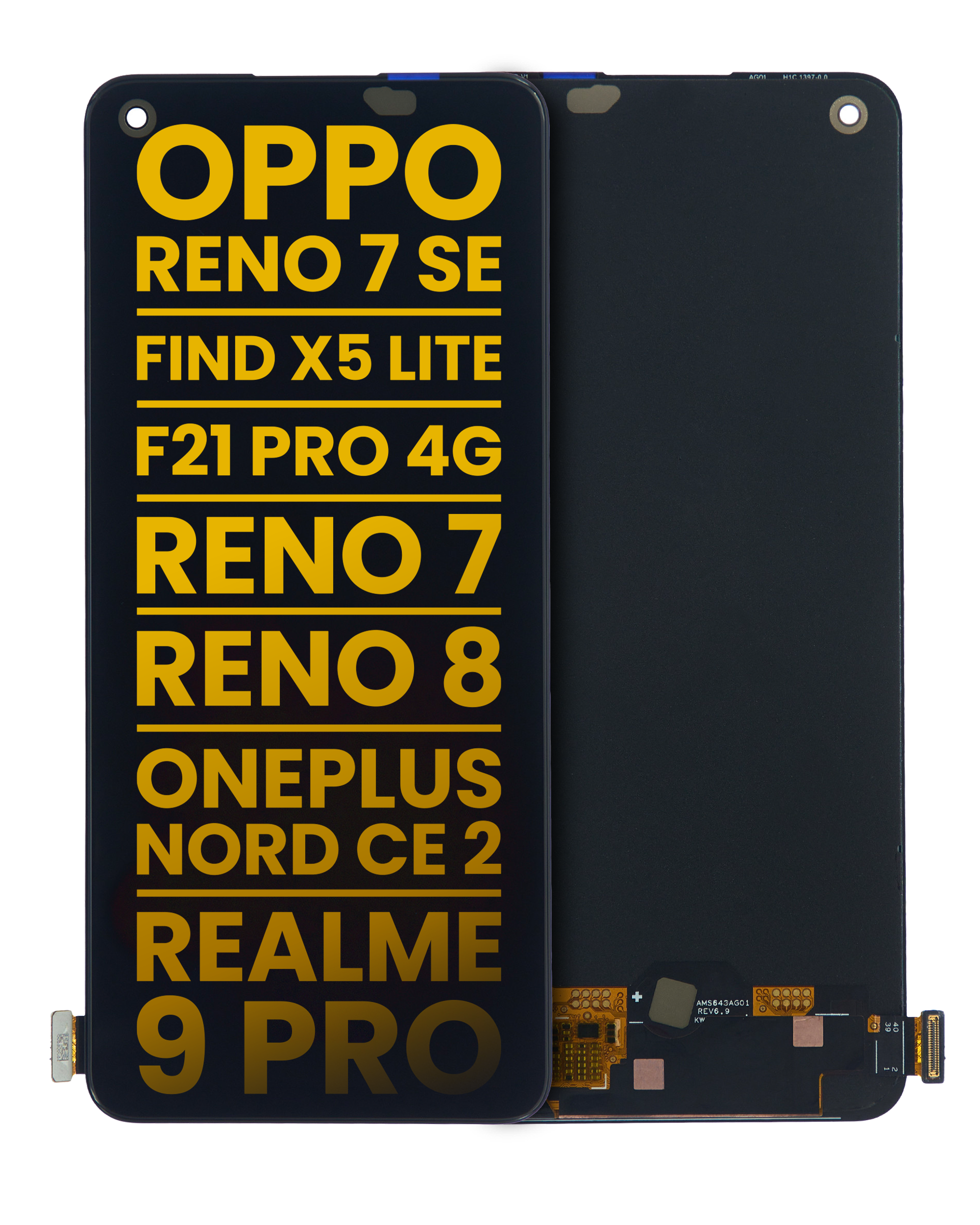 LCD Display ohne Rahmen für OPPO K9s / Realme 9 Pro / Q3s / V25 (professionell aufgearbeitet) – Bild 4