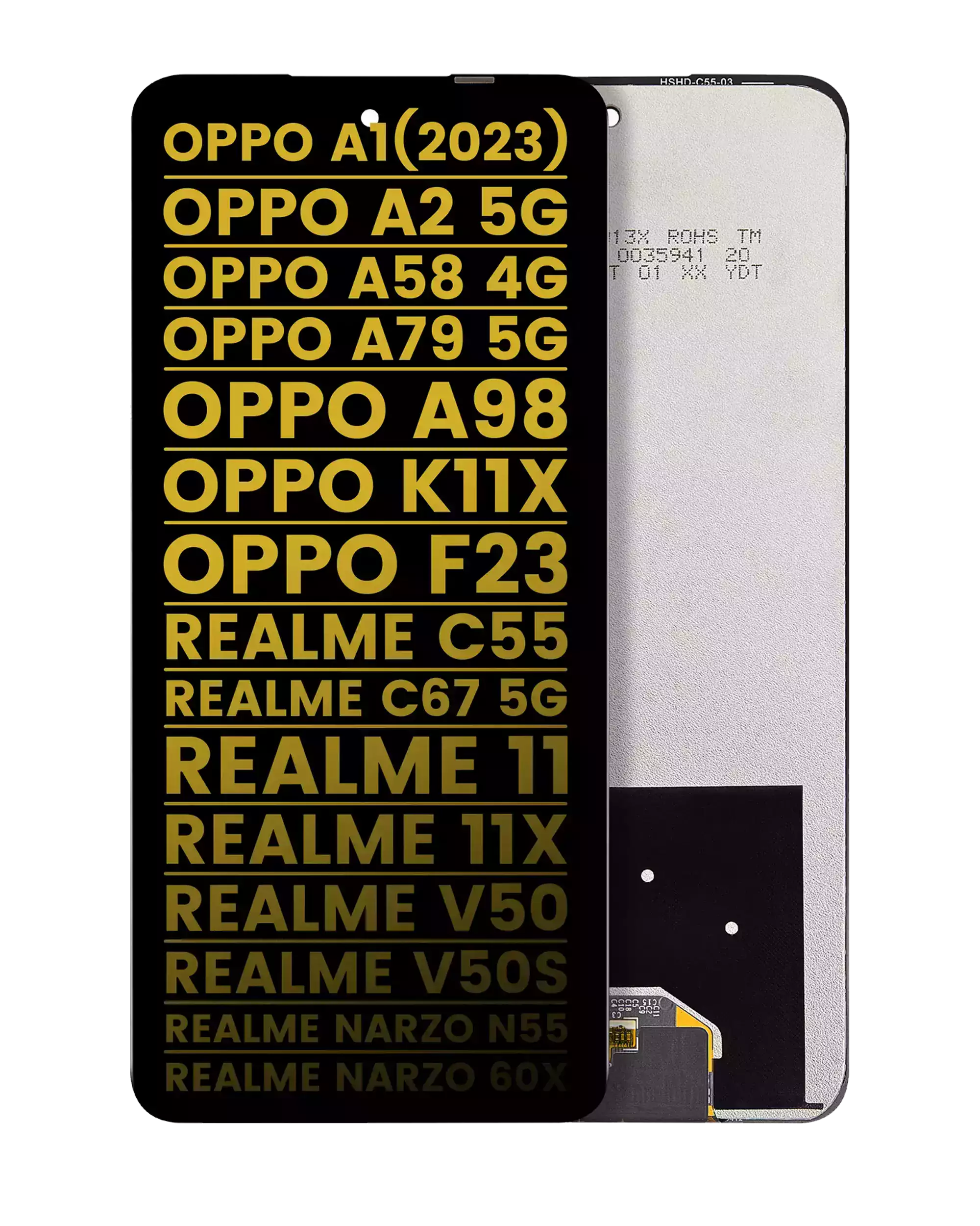 LCD Display ohne Rahmen für OPPO K9s / Realme 9 Pro / Q3s / V25 (professionell aufgearbeitet) – Bild 5
