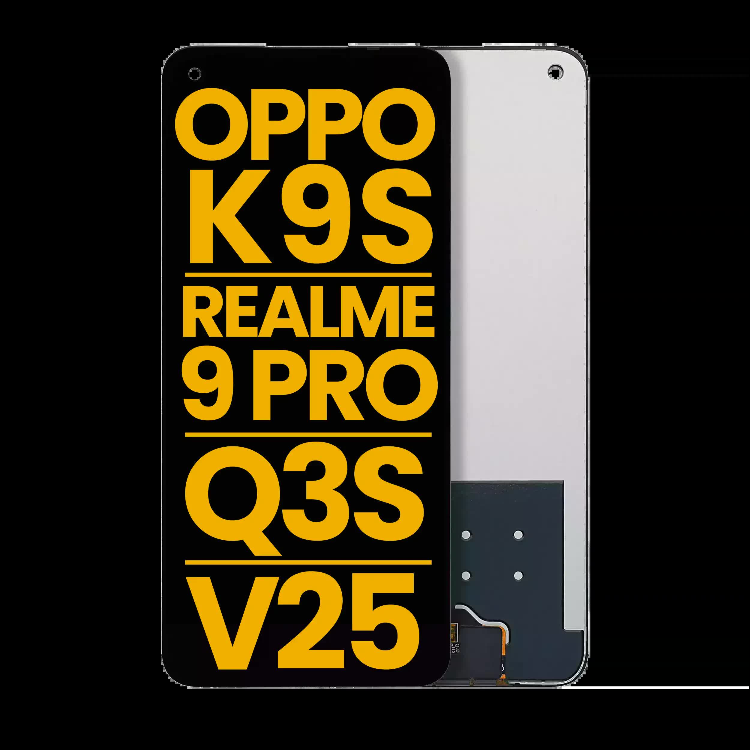 LCD Display ohne Rahmen für OPPO K9s / Realme 9 Pro / Q3s / V25 (professionell aufgearbeitet)