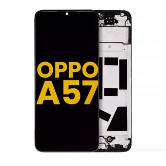 LCD Display mit Rahmen für OPPO A57 4G (professionell aufgearbeitet)