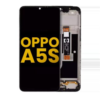 LCD Display mit Rahmen für OPPO A5s (professionell aufgearbeitet)