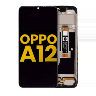 LCD Display mit Rahmen für OPPO A12 (professionell aufgearbeitet)