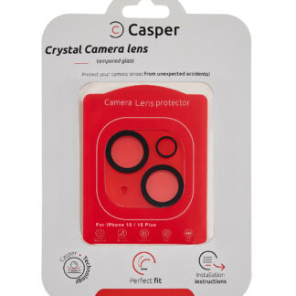 Casper Kameraglas Protector für iPhone 15 / 15 Plus (Crystal Full Abdeckung)