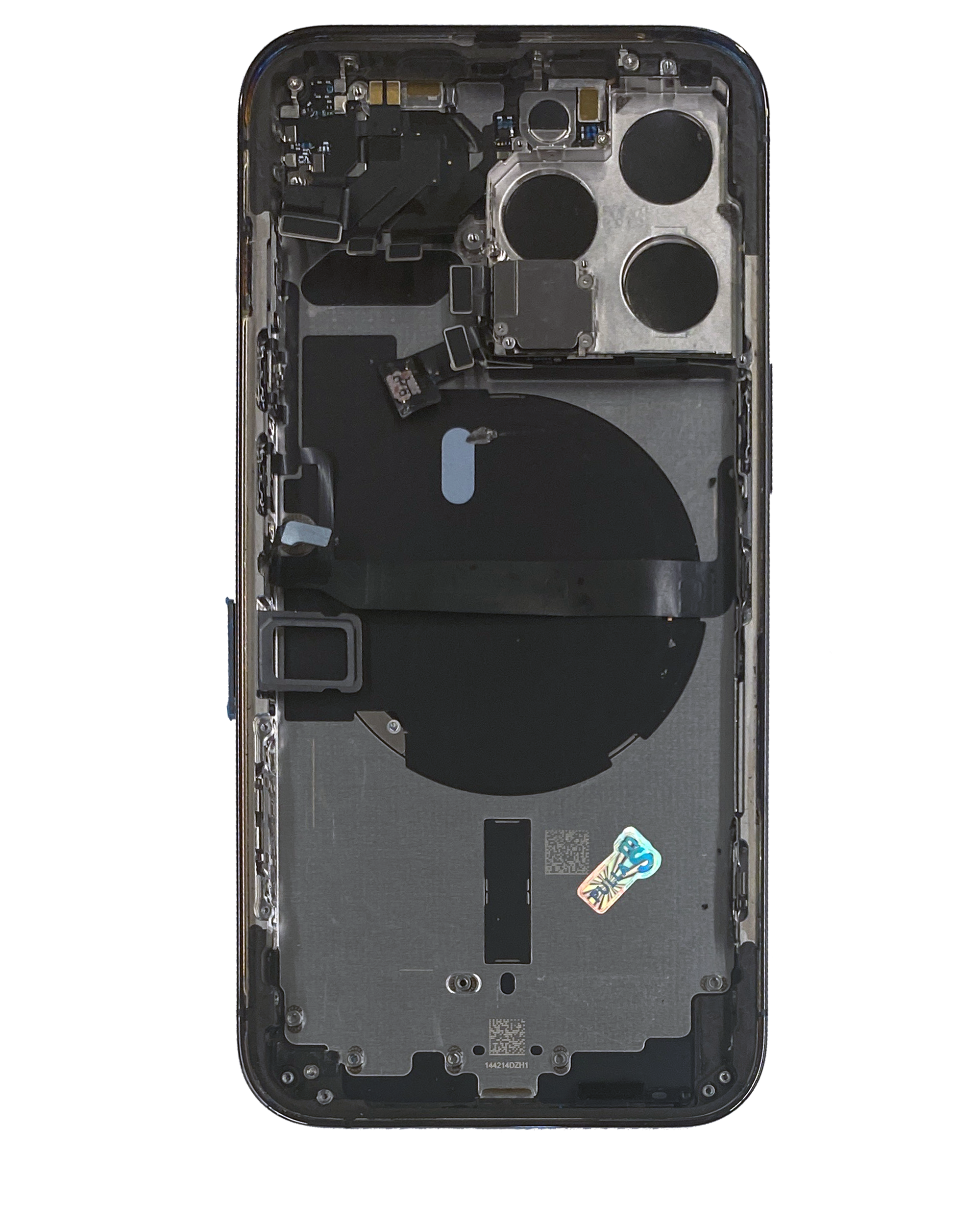 Rückgehäuse mit Kleinteilen für iPhone 13 Pro (EU / globale Version) (ausgebautes Originalteil: Grade B) (Graphite) – Bild 3