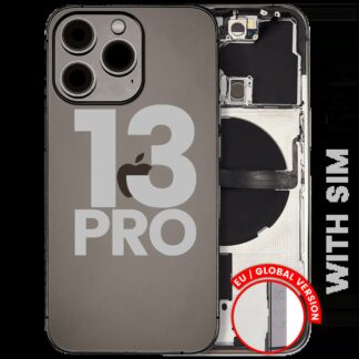 Rückgehäuse mit Kleinteilen für iPhone 13 Pro (EU / globale Version) (ausgebautes Originalteil: Grade C) (Graphite)